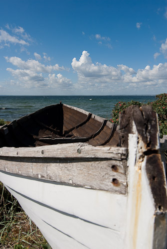 Träbåt, Råå strand.
